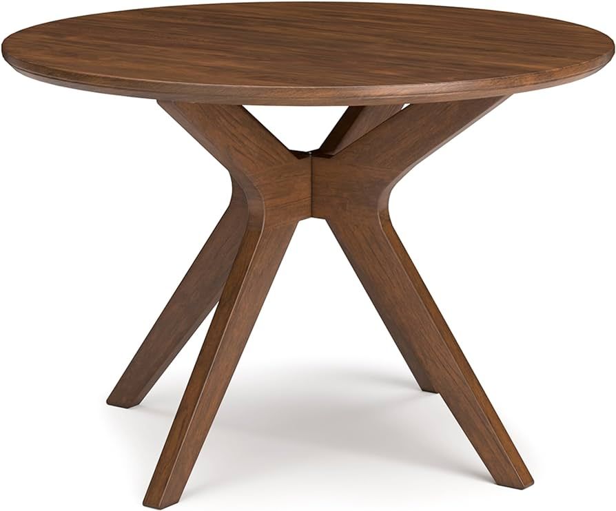 Signature Design by Ashley Lyncott Traditional Round Dining Room Table, Seats up to 4, Brown | Amazon (US)