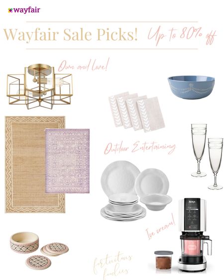 Wayfair Way Day Sale Picks! So many home decor and entertaining finds up to 80% off! Sharing our favorites, what we added to cart, along with what we already own and love such as the star flush mount light in our entryway ✨

So many finds that are also fantastic for Mother’s Day gifting, Outdoor Entertaining, and/or stocking up on hostess gifts 💕


#LTKsalealert #LTKunder50 #LTKhome