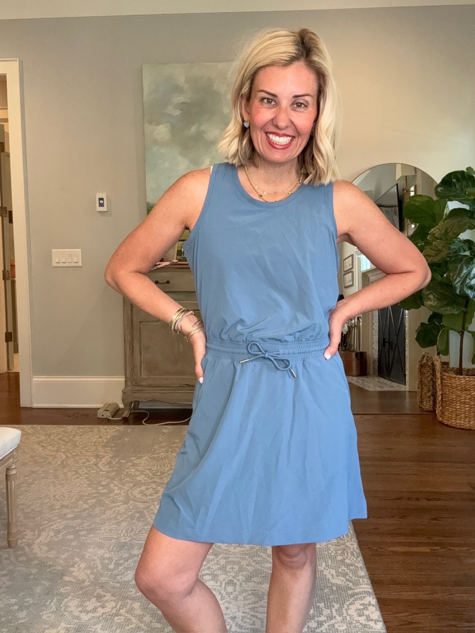 Oh so cute knit athletic dress!! Such a great everyday dress or even travel. I’m in xs so def size down. 

*code Catherine20 for 20% off my bracelets 

#LTKdayinmylife #LTKmomlife #LTKfitnessgoals