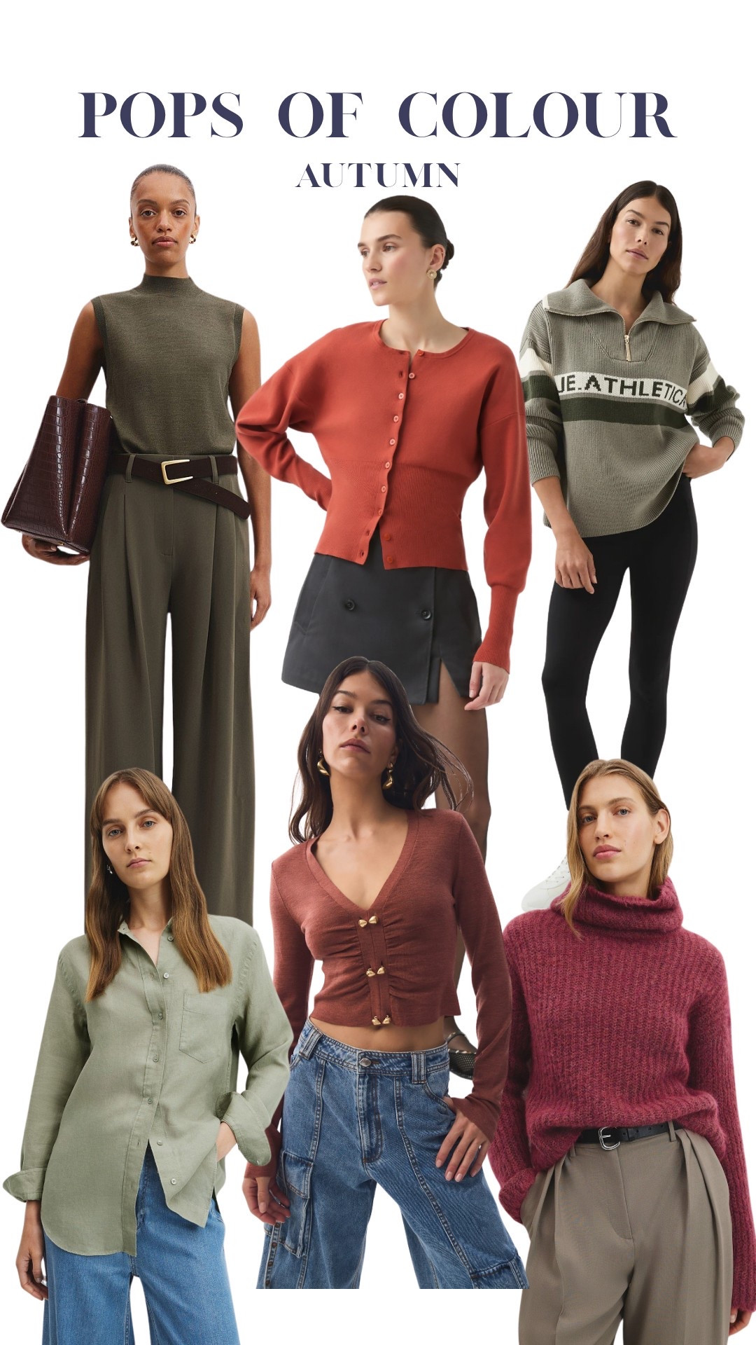 Looking to add some pops of colour to your wardrobe? Here are some suggestions for Autumns 🍂


#LTKaustralia #LTKwinter #LTKautumn