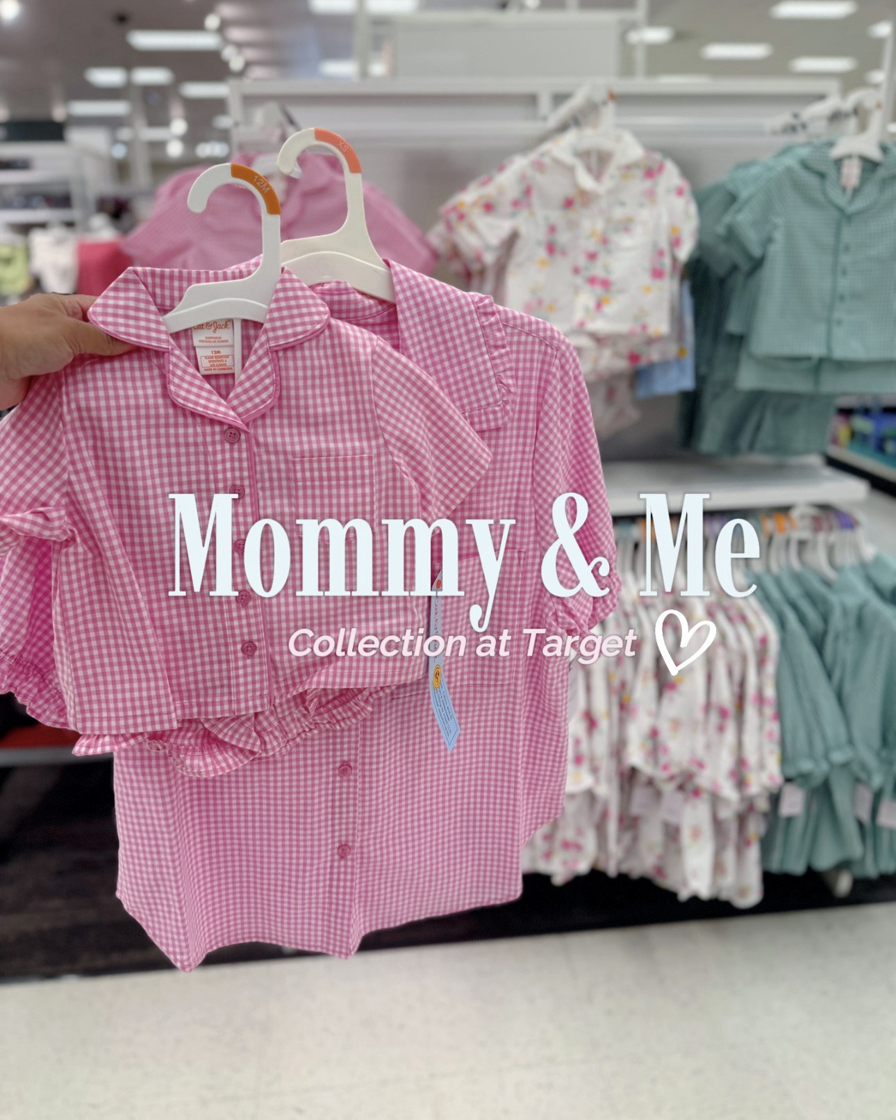 😍New Mother’s Day collection at Target! You can find Mommy & Me matching pajamas sets available in 3 colors/prints. These new pullover sweatshirts have a fleece lining which are perfect for those cooler days. Sweatshirts run true to size; but I love sizing up for an oversized/ cozier look. 

Women’s Auden pajamas are not online yet, I will update this post whenever it is. 