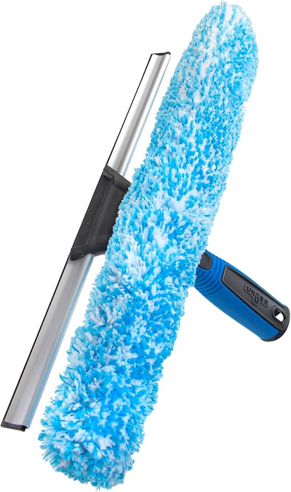 Unger Professional Connect and Clean 2-in-1 Squeegee and Scrubber, 14” Window Cleaning Tool, Es... | Amazon (US)