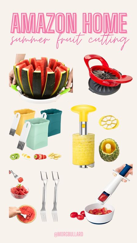 Summer Fruit Slicers | Summer Fruit Cutting | Pineapple Cutter | Watermelon Slicer | Apple Slicer 

#LTKSeasonal #LTKstyletip #LTKfindsunder50