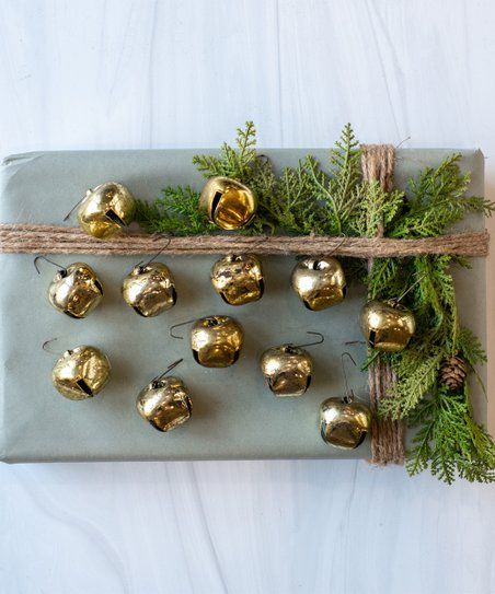 Ragon House Goldtone Bell Ornament - Set of 12 | Zulily