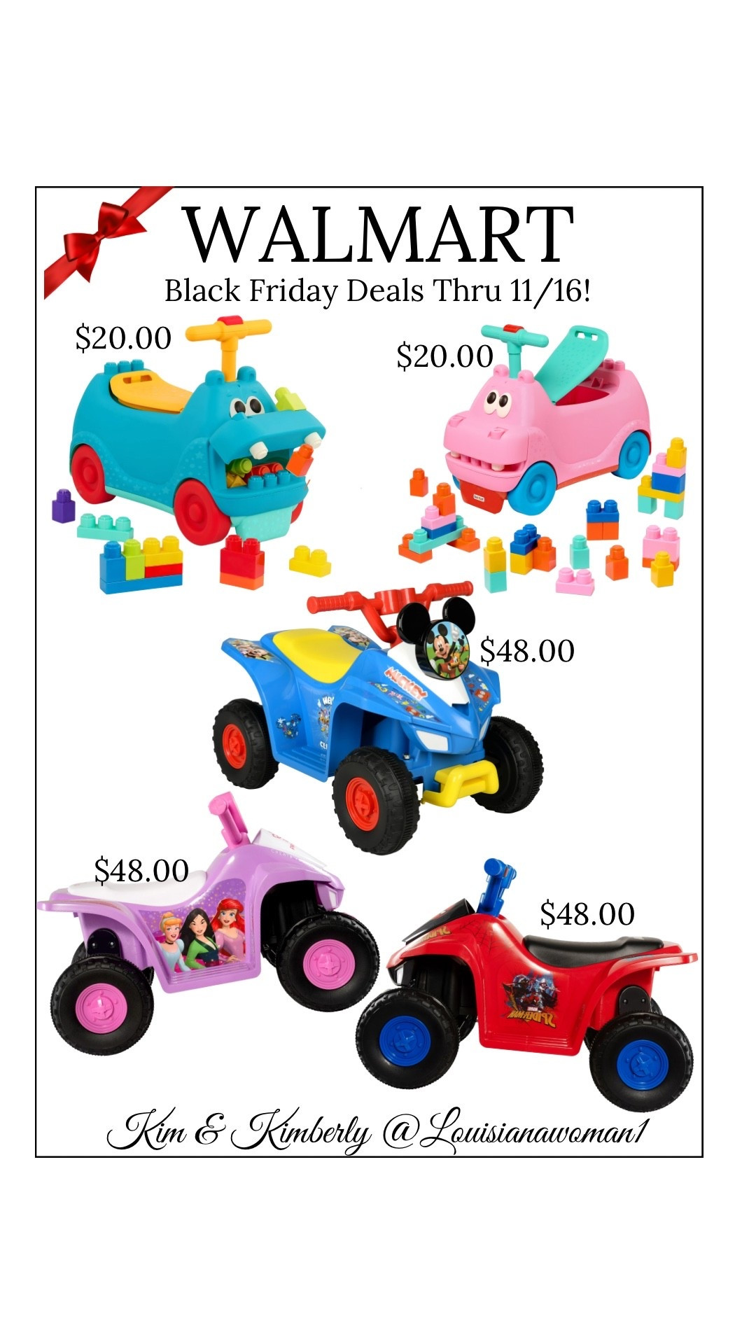✨ Walmart Black Friday Deals Thru 11/16 #Walmart #BlackFriday #Deals #Christmas #gift #giftidea #kids #toys 

#LTKGiftGuide #LTKKids #LTKHoliday