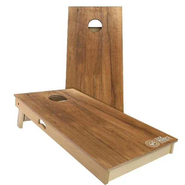 Imbuia Wood Cornhole Board Set - Choose Your Size & Accessories | Walmart (US)