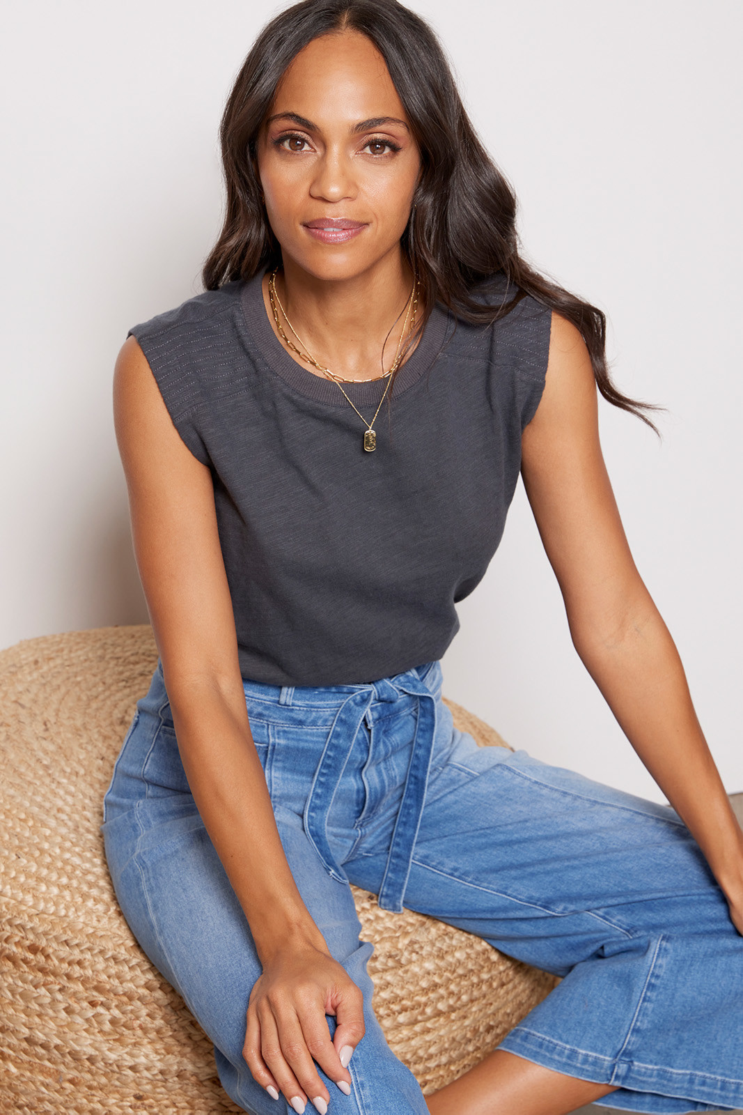 Tait Stitched Muscle Tank | Evereve