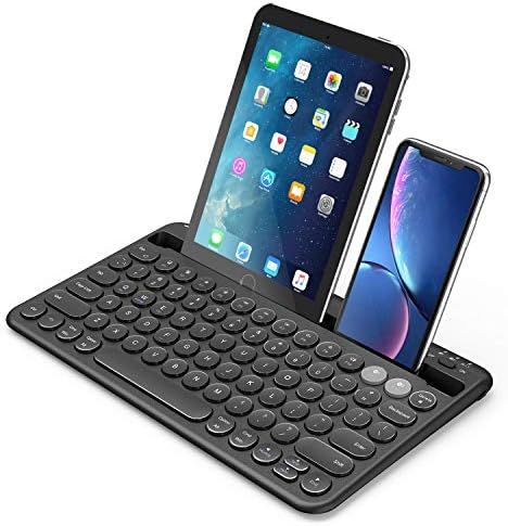 Multi-device Bluetooth keyboard, Jelly Comb Rechargeable Wireless Bluetooth Keyboard Switch to 2 ... | Amazon (US)