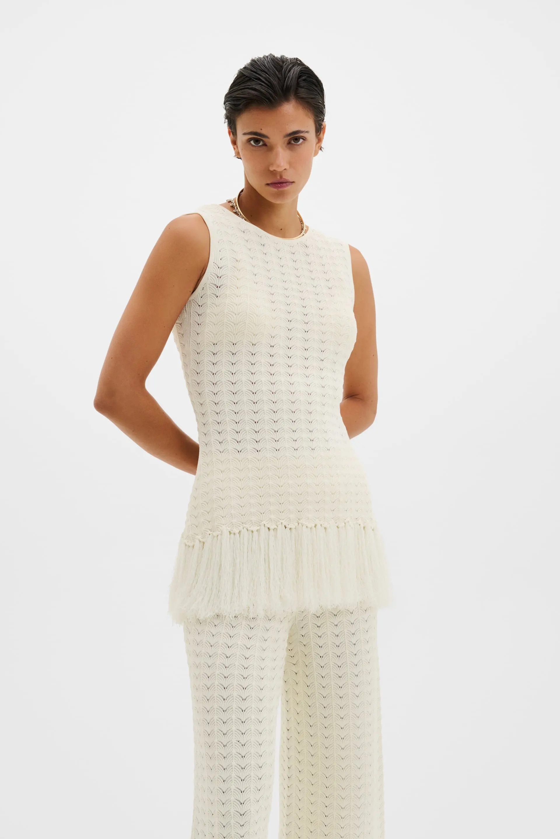Amal top - White - TOPS | Malina | Occasion designer clothing | Malina