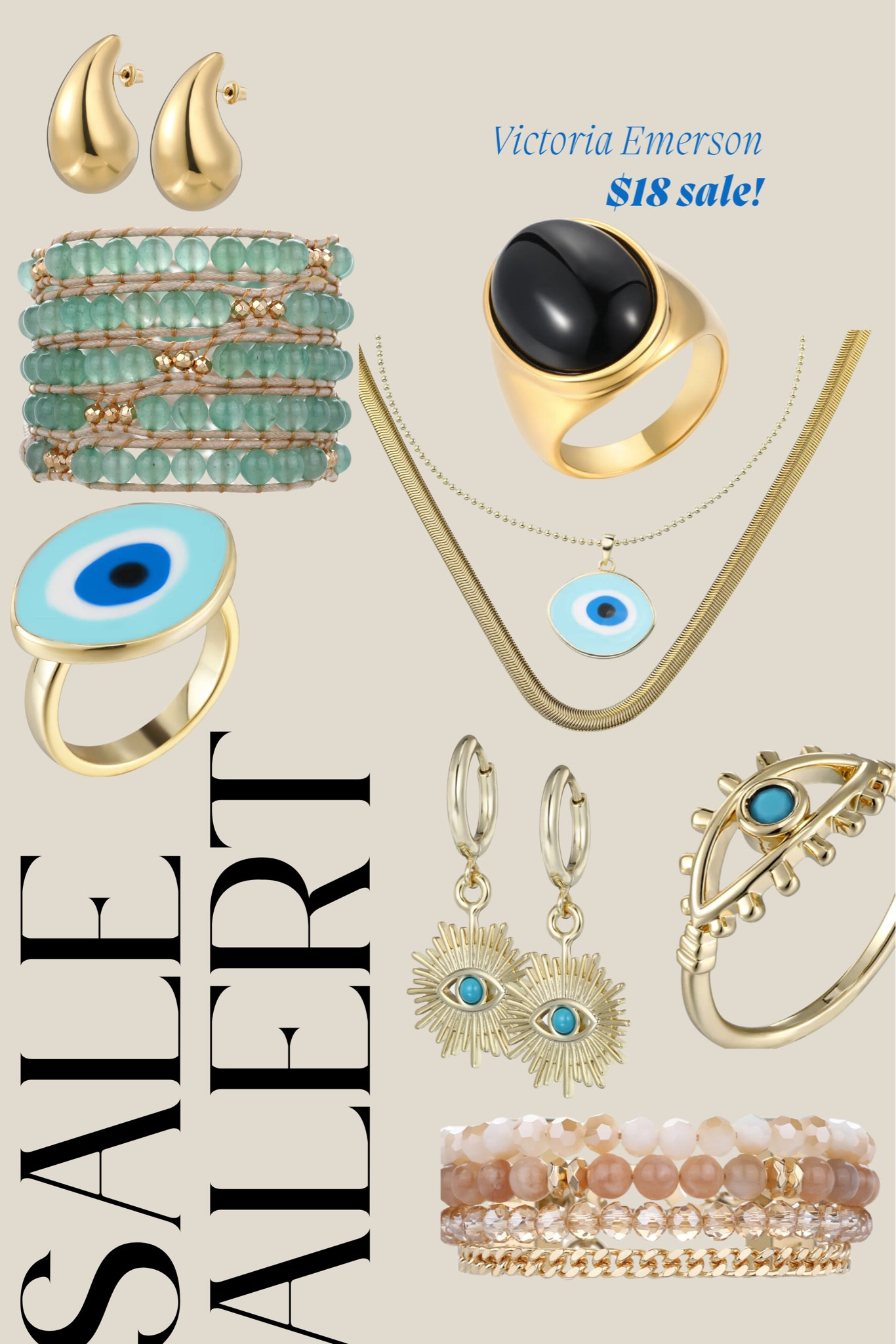 Victoria Emerson has an $18 sale right now!! Linked up some of my faves for you.

Victoria Emerson, jewelry sale, affordable jewelry sale, rings, necklaces, bracelet stack, betterwithchardonnay, Steph Joplin 

#LTKstyletip #LTKsalealert