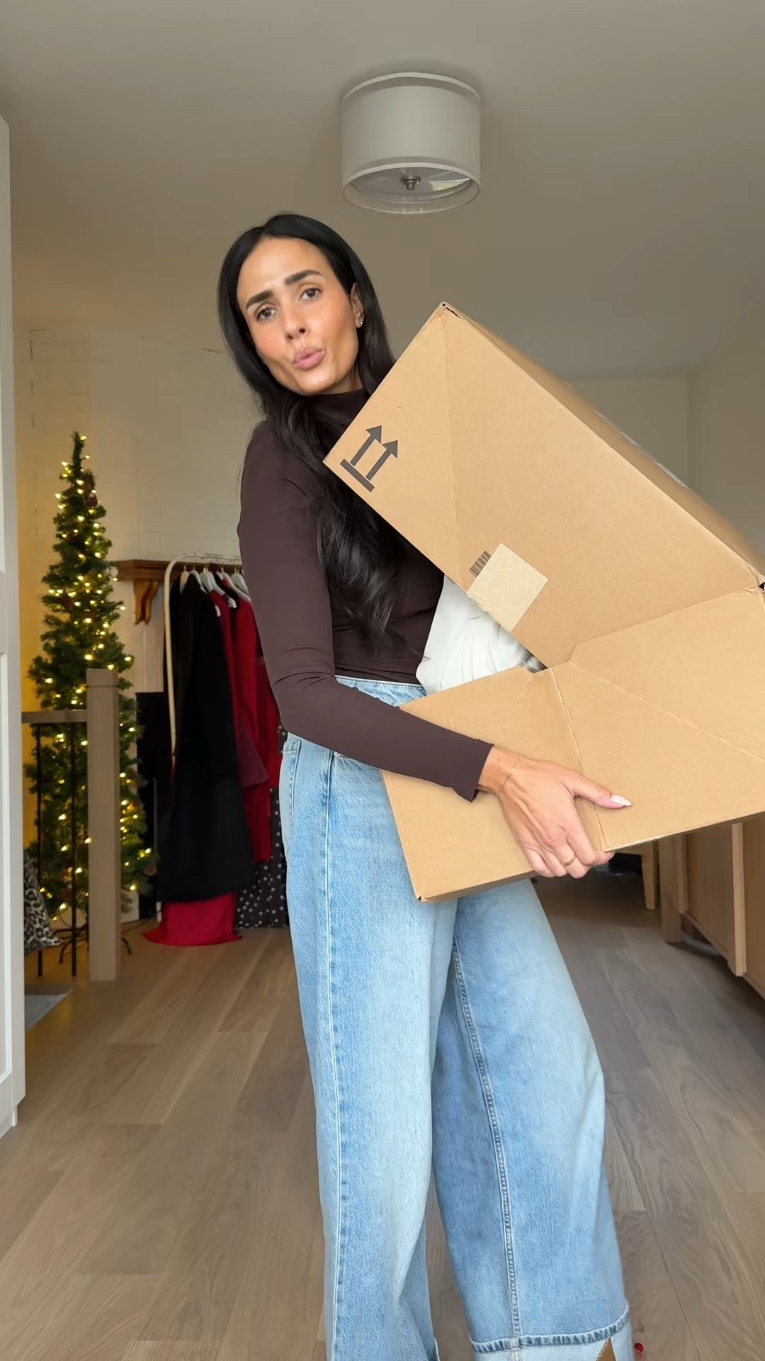 Large in both coats 
Small skirt 
Large sweater 

#LTKwinter #LTKcanada #LTKsale