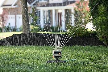 Melnor 65131AMZ MiniMax Turbo Oscillator Sprinkler, 4000 sq. ft., 4-Way Adjustable, Quick Connect... | Amazon (US)