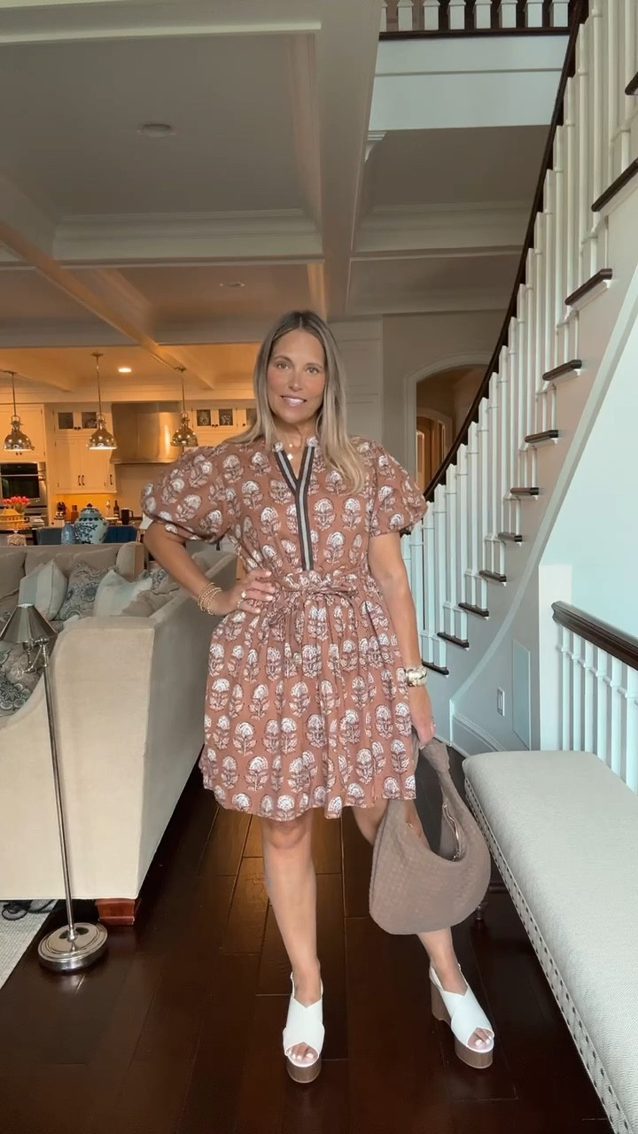 We are loving this puff sleeve dress from Social Threads! The boho pattern is so pretty and the color is perfect for fall. This is a great option for a date night fall look that you can pair with heels or tall boots. 

#LTKMidsize #LTKSeasonal #LTKOver40