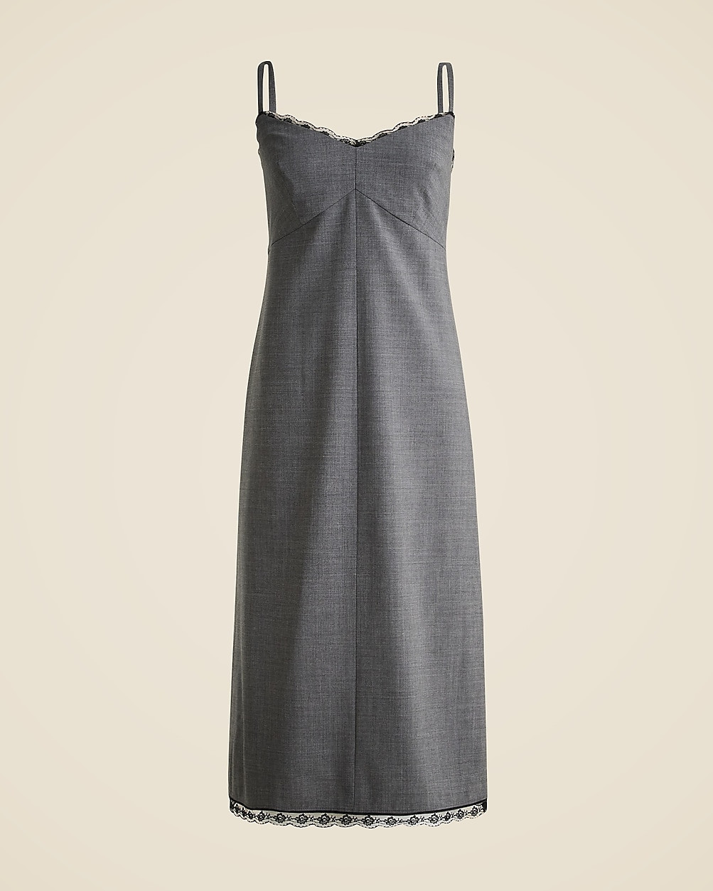 Collection slip dress in Italian bi-stretch wool blend | J. Crew US