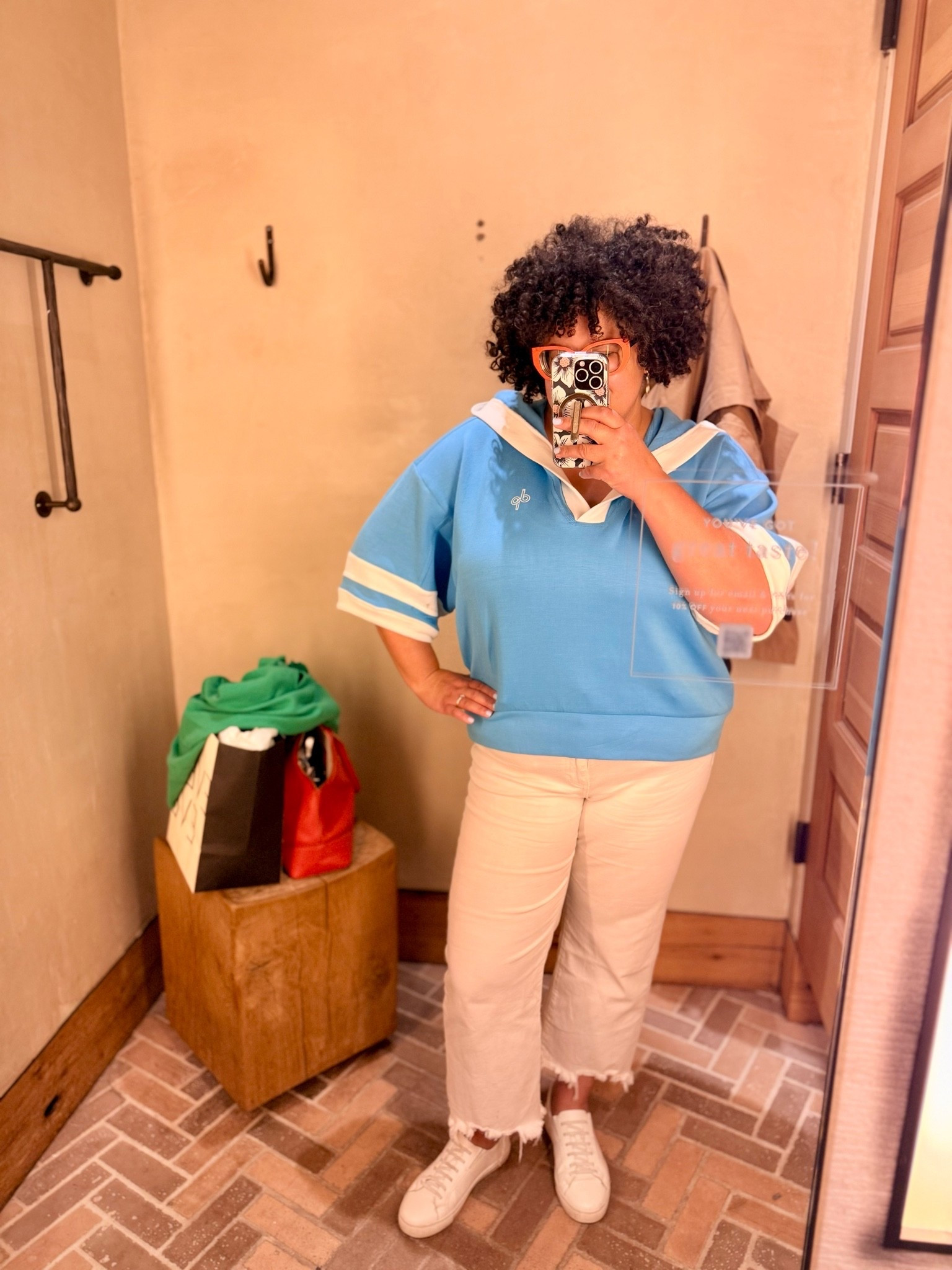 Gotta love a sale on sale find from Anthro. This cropped short-sleeve hoodie is less than $20 with the extra 40% off sale!

#LTKActive #LTKSaleAlert #LTKMidsize