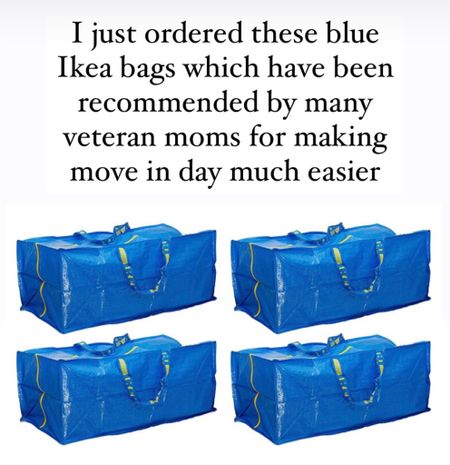 These Ikea blue bags have been highly recommended by moms to make college move in day go alittle smoother. Great to pack up pillows and blankets ets. 

#LTKhome #LTKFind #LTKBacktoSchool