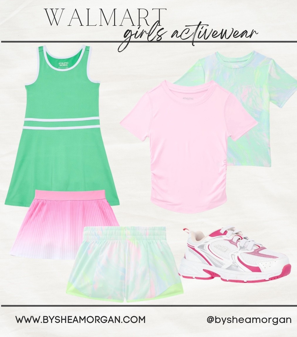 The cutest activewear for girls at Walmart! 