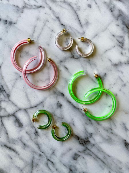 Summer’s favorite earrings ✨ 60% off Jelly Hoops for the first time ever! Perfect, lightweight earrings to take you from day to night. Bright colors just in time for summer. ☀️🌴 These Loucite earrings are the perfect statement earrings for summer. A celeb favorite that had a huge waitlist! Shop the collection on sale 5/14-5/16! 

Jelly hoops, loucite earrings, earrings, hoop earrings, Alison Lou, sale, under $100, matching set, spring outfit, summer outfit, date night outfit, The Stylizt 



#LTKFestival #LTKSaleAlert #LTKFindsUnder100