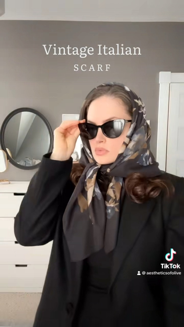 Vintage sheer Italian scarf 🕶️

#LTKGiftGuide #LTKVideo #LTKfindsunder50
