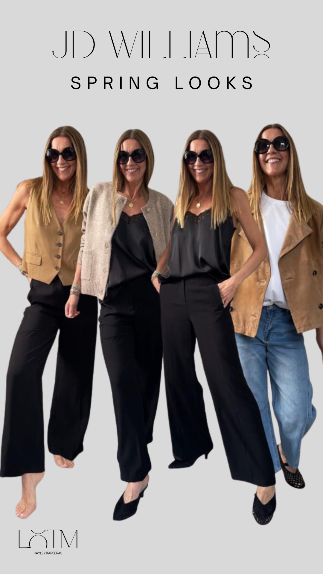 The perfect spring looks for any occasion with JD Williams! 

Some items may not be exact (white tee, Cami top), but I have linked similar ones that are in stock! xx 

 #LTKuk #LTKspring #LTKstyletip