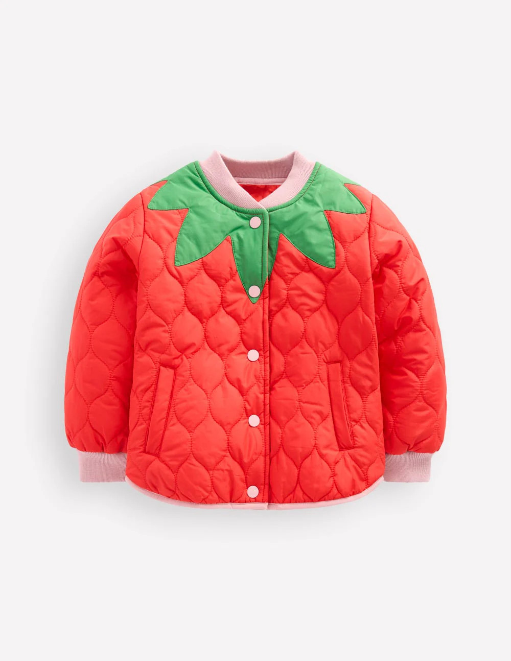 Fun Bomber Jacket-Strawberry Applique | Boden (US)