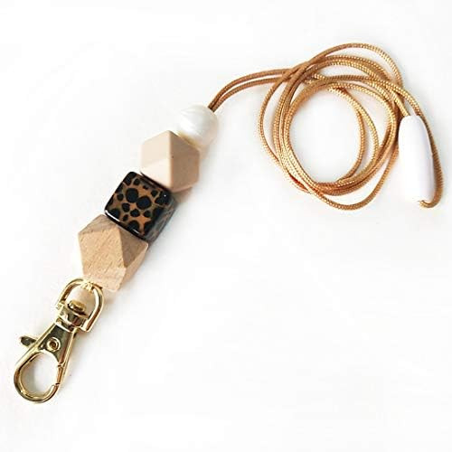 Beaded lanyard,id badge lanyard,teacher lanyard,silicon lanyard (C06) | Amazon (US)