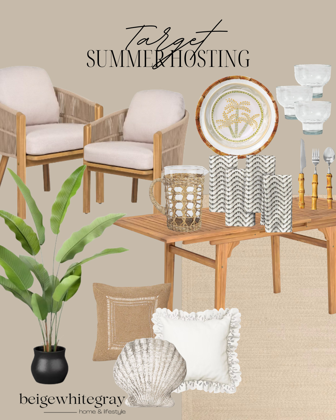 Target Summer Hosting, summer hosting ideas at home, outdoor dining table styling, target summer decor finds, casual entertaining setup, backyard dinner party ideas, summer table setting inspiration, neutral outdoor decor aesthetic, affordable hosting essentials target, patio dining setup ideas, woven decor summer styling, outdoor dinner party decor, coastal summer hosting vibe, natural texture home decor, backyard brunch setup ideas, easy entertaining at home, hosting essentials checklist, laid back summer gathering ideas, stylish outdoor entertaining space, target home decor summer collection, inviting summer tablescape ideas 

 

#LTKSeasonal #LTKHome