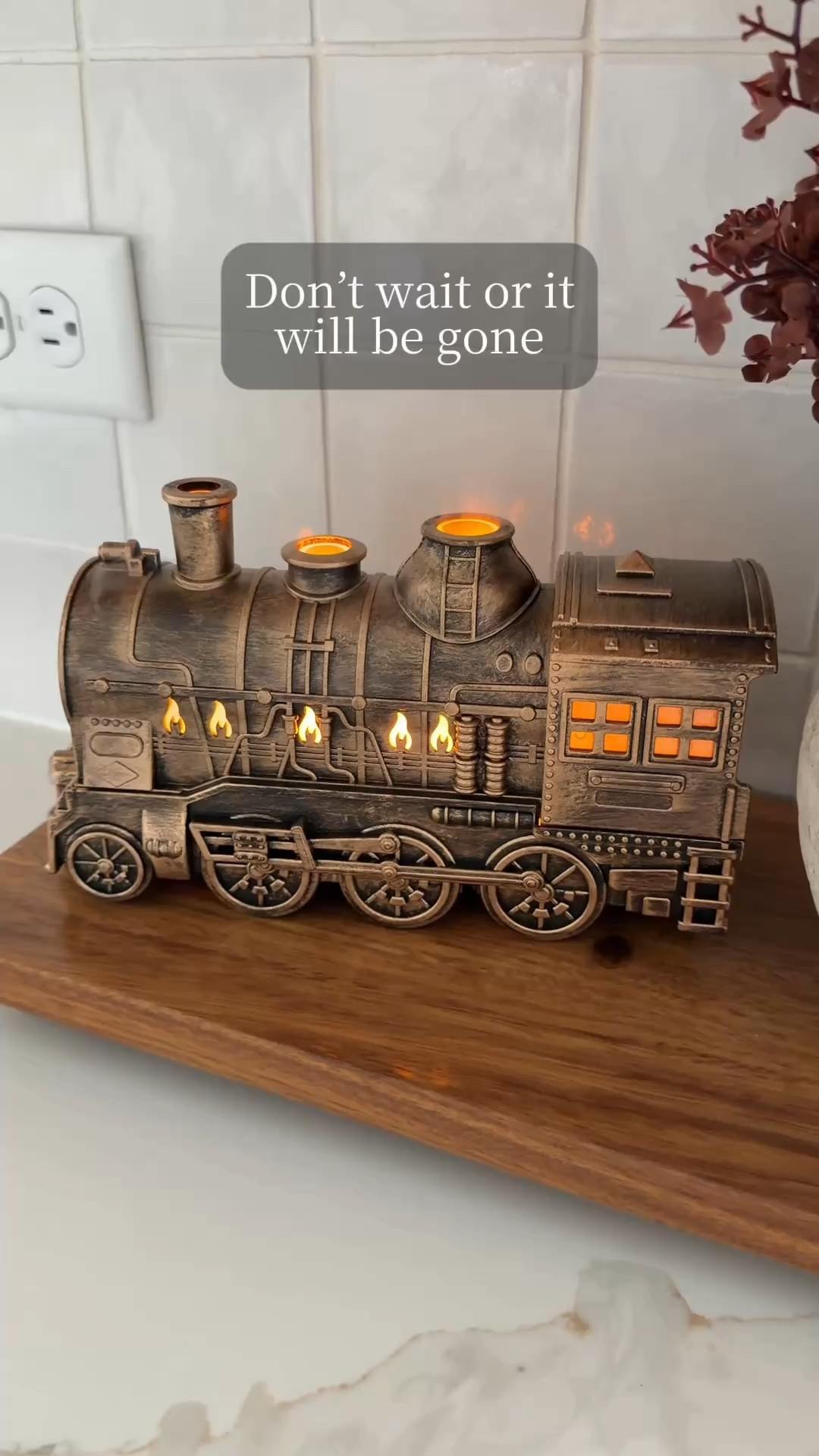 Sold out last year and finally back in stock 🙌 

This cute train oil diffuser is such a perfect Christmas home decor piece! It sold out so fast last year, so I grabbed it early for this Christmas 🎄

#LTKHome #LTKSaleAlert #LTKU