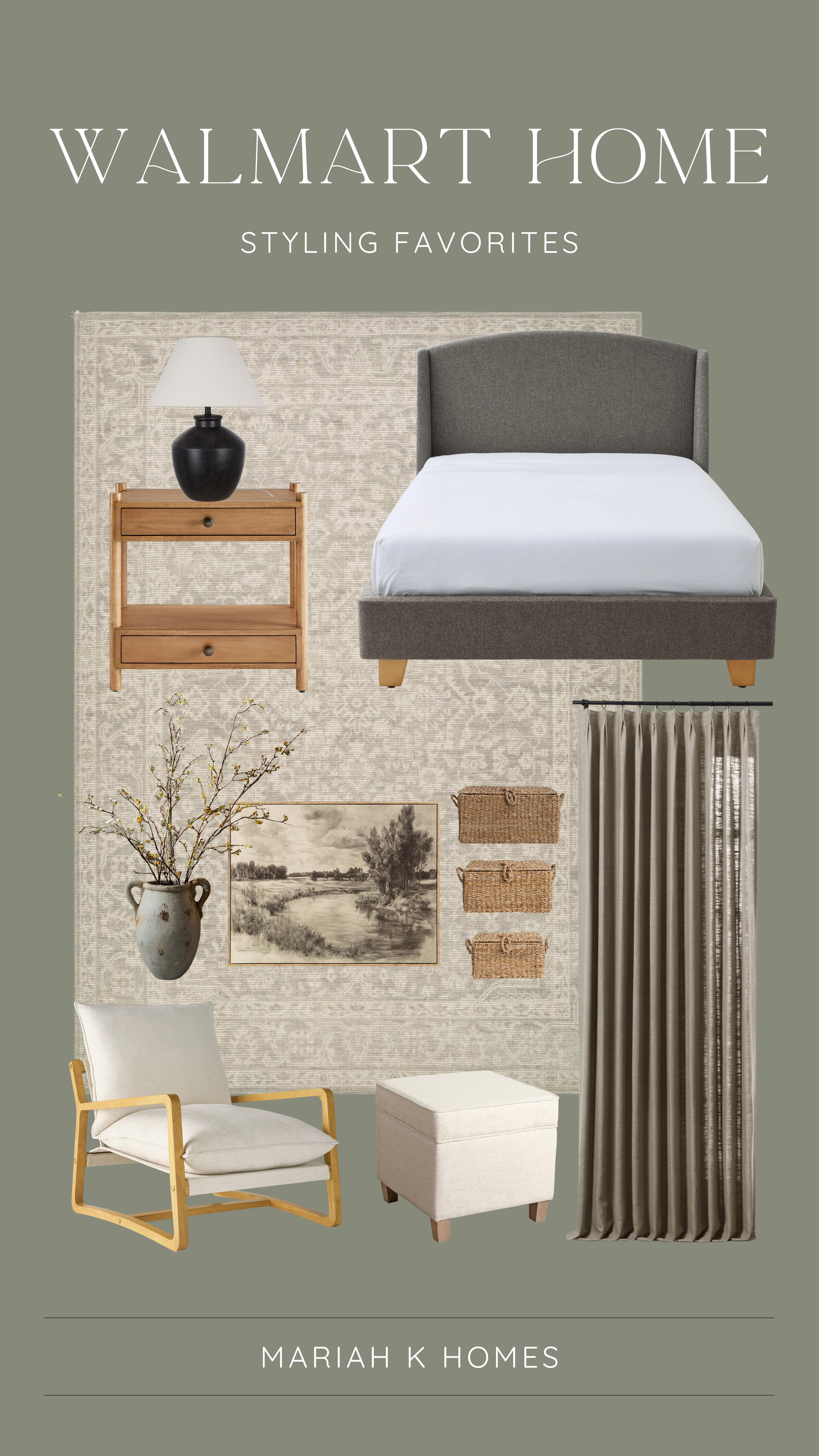 Creating a space that feels both cozy and pulled together is all about the right pieces. This bedroom comes together with Walmart finds that feel inviting, elevated, and easy on the budget! 

 #LTKHome #LTKSaleAlert