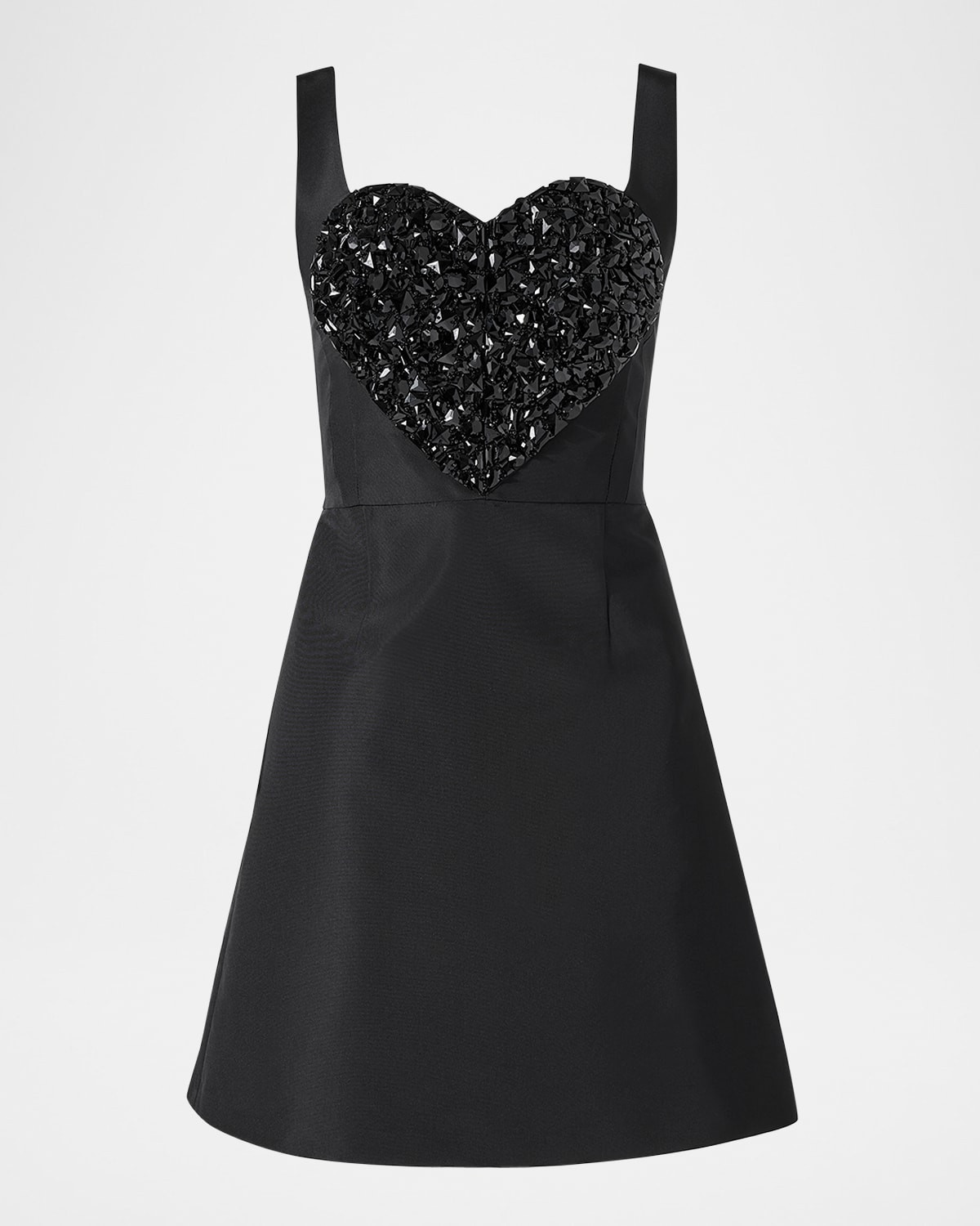 Crystal Heart Sleeveless Mini Dress | Neiman Marcus