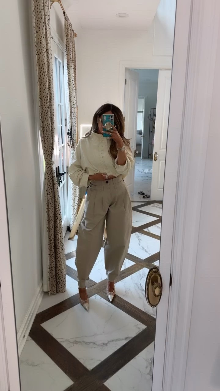 These pants are FUN! Cute business casual outfit for the fall!! Wearing a XS jacket and US 2 in the pants! 

Zara fashion, Zara finds, Target fashion, Target finds, Business casual workwear, Fall outfits women, Teacher outfits, Trouser pants, Nylon jackets, Gemme Beauty, Emily Gemma

#LTKWorkwear #LTKmomlife #LTKSeasonal
