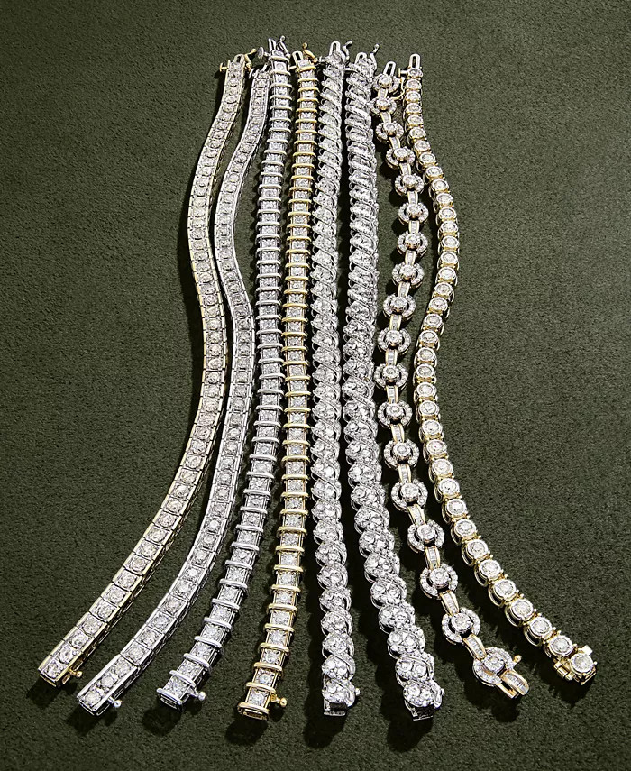 Diamond Bracelet in 10k Gold (5 ct. t.w.) | Macys (US)