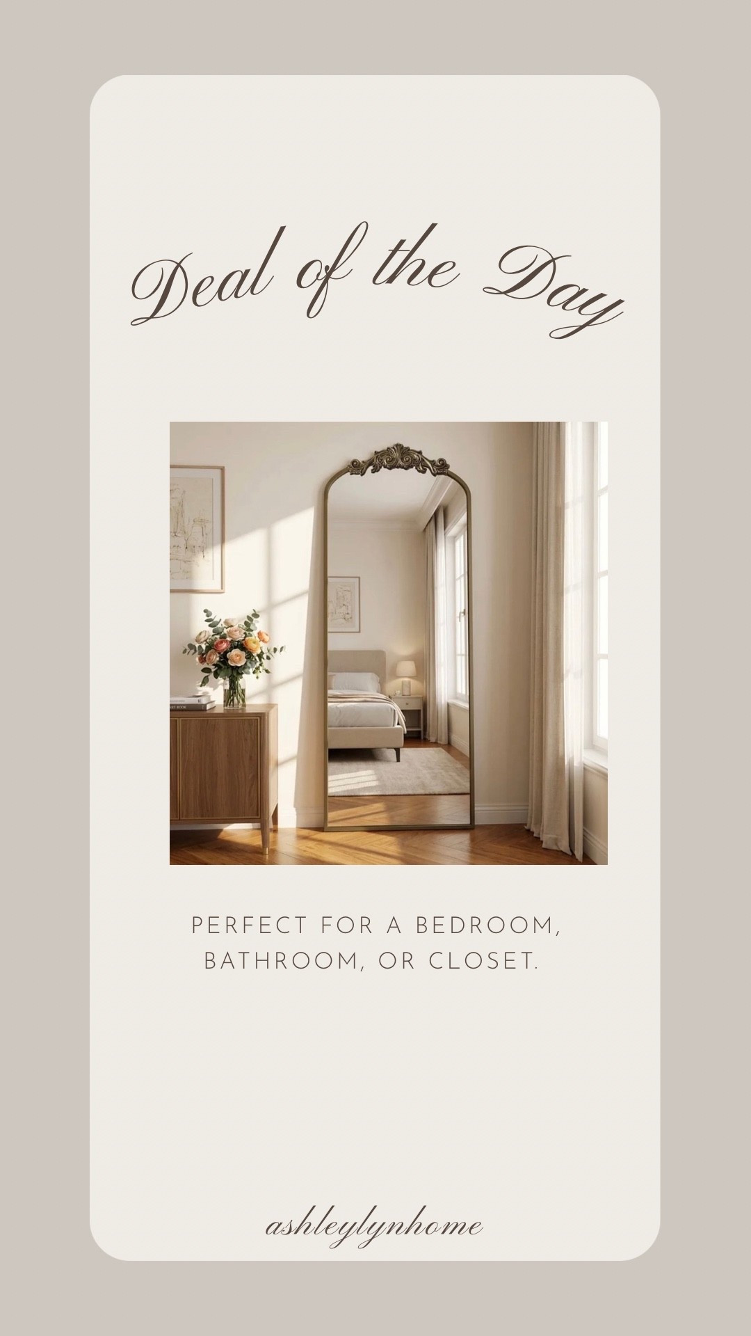 DEAL OF THE DAY: You won’t believe how good this price is. This full length mirror is perfect for a bedroom, bathroom, or closet.

#LTKHome #LTKSaleAlert