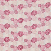 Schumacher x Molly Mahon Dahlia Hand Block Print Fabric | Wayfair North America