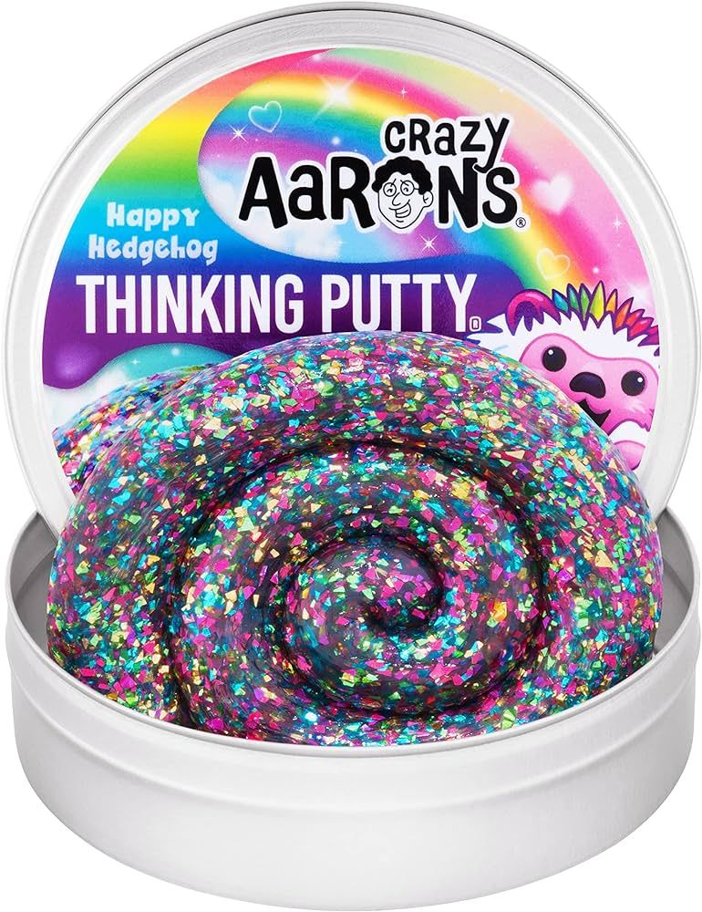Crazy Aaron's Putty Pets Happy Hedgehog Thinking Putty® - 4" Tin Thinking Putty - Non-Toxic Sens... | Amazon (US)