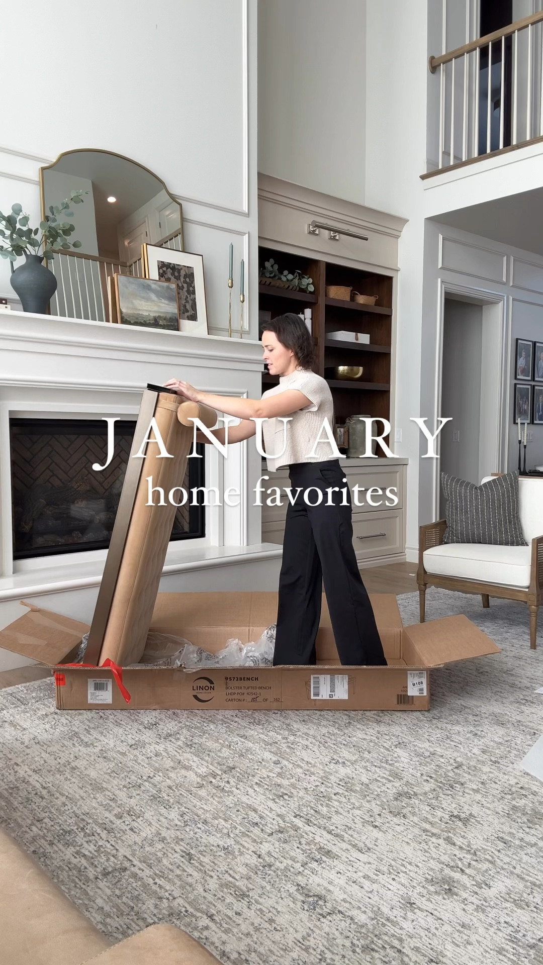 January’s top home finds include budget-friendly furniture, high-end pieces on sale, stylish yet affordable decor, and cozy porch styling favorites elevate and refresh your space. Whether you’re looking for a chic statement piece or a great deal on everyday decorating essentials, these trending picks are a must-see. Save this for inspo for your next home purchase!

Amazon home finds, Target studio McGee, Wayfair, Walmart, bolster bench, bench, wood bench, four hands, arm chair, accent chair, clever chair, brown chair, brown bench, cherry blossom stems, floral stems, best sellers, top selling, most loved, bedroom rug, outdoor planter, outdoor trees, front porch, vintage mirror, floor mirror, arch mirror, arched mirror

#LTKMostLoved #LTKHome #LTKWatchNow