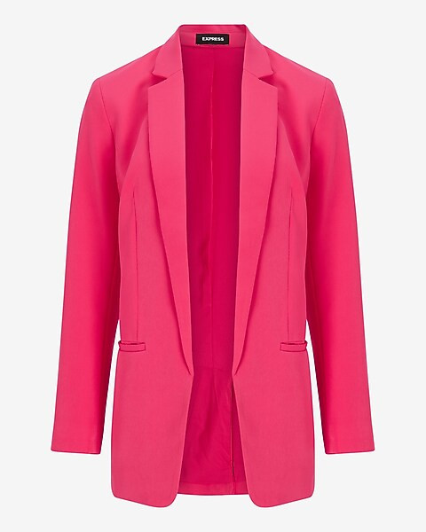 Open Front Boyfriend Blazer | Express