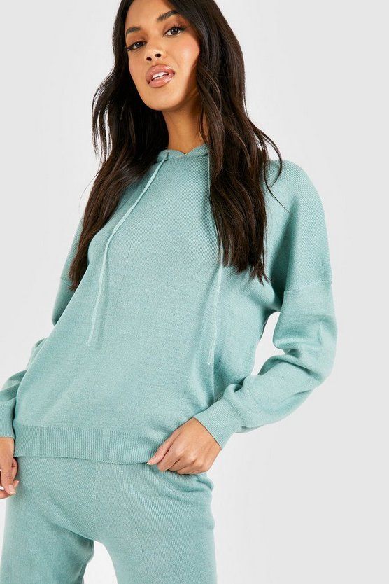 Hoody Knitted Tracksuit | Boohoo.com (US & CA)