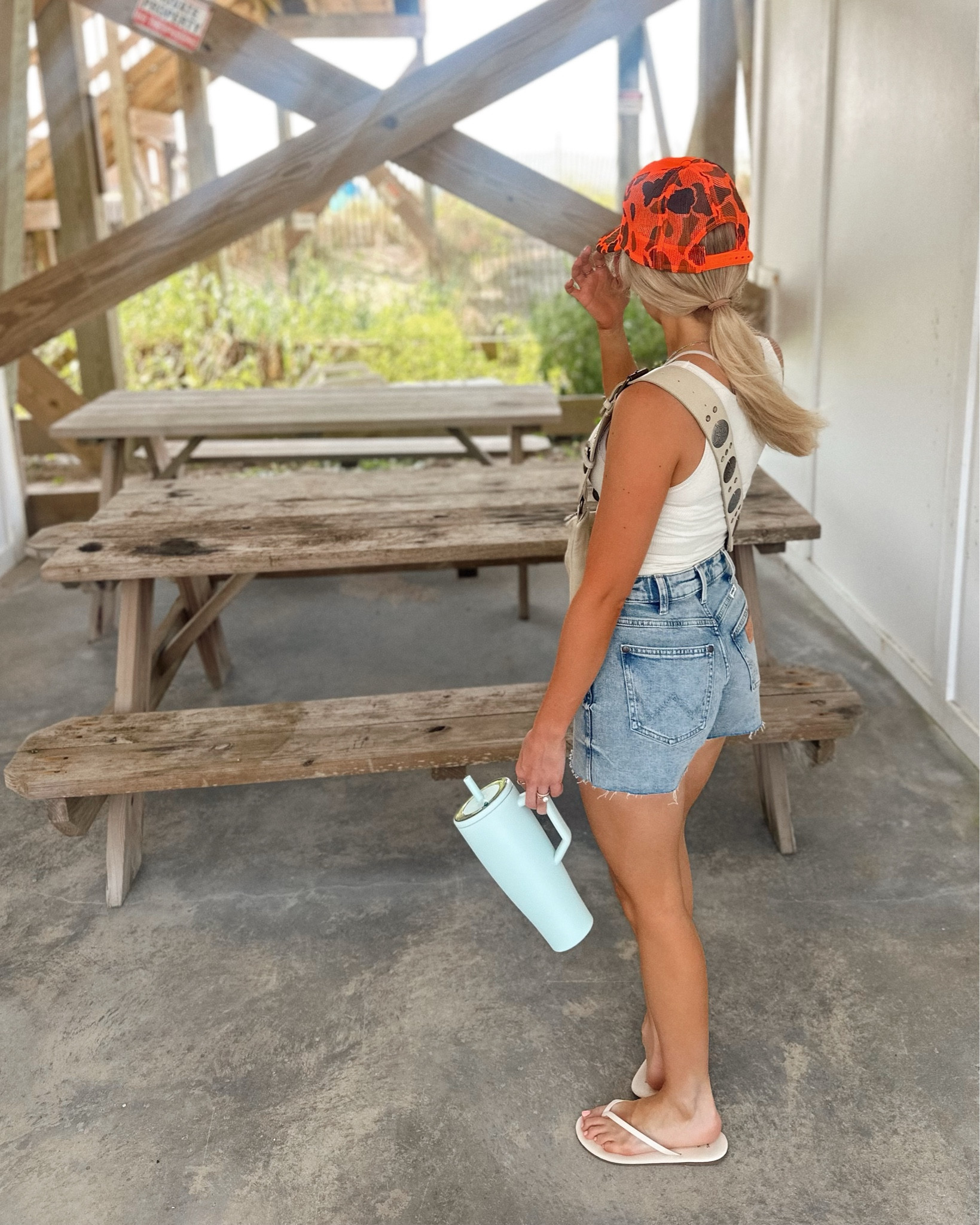 Coastal cowgirl energy for a laid-back beach day 🧡
Wearing my favorite vintage-inspired Wrangler shorts, a chill tank, and a bold trucker hat I can’t stop styling. And yes—my BrüMate cup is always in hand, keeping my drinks cold no matter how hot it gets 🔥 Linking everything on LTK for your next beach trip! #hydratedandcute

Hashtags:
#LTKsummer #LTKtravel #BeachVacationStyle #CoastalCowgirl #WranglerShorts #Brumate #StayHydrated #TruckerHatStyle #DenimCutoffs #WesternStyle #LTKunder50 #LTKfitcheck #SummerOOTD #VacationStyle #BeachOutfitInspo




#LTKSwim #LTKStyleTip #LTKTravel
