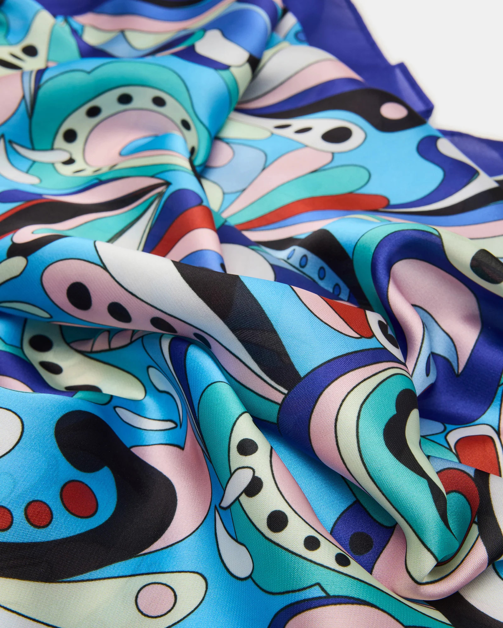 BLUE PRINTED SCARF Women's Resort Scarf | Steve Madden (US)