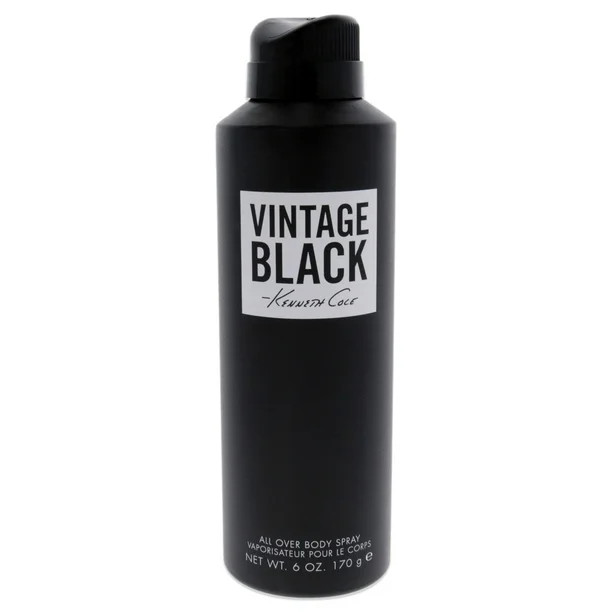 Kenneth Cole Vintage Black Body Spray for Men, 6 Oz - Walmart.com | Walmart (US)