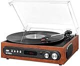 Victrola 3-in-1 Bluetooth Record Player with Built in Speakers and 3-Speed Turntable, Espresso | Amazon (US)