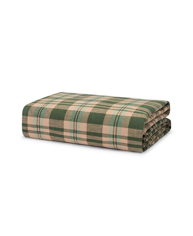 Piglet in Bed Dallington Plaid Linen Blend Duvet Cover, Twin | Bloomingdale's (US)