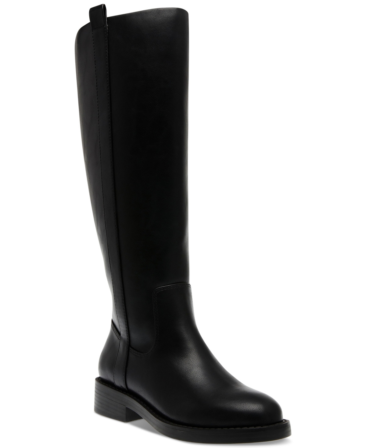 Dv Dolce Vita Women's Pennie Wide Calf Knee-High Riding Boots - Black Smooth | Macy's