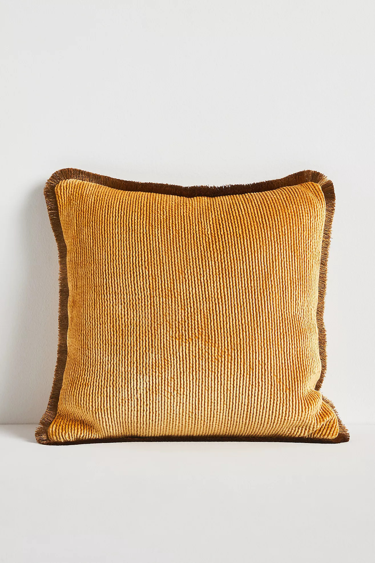 Valentina Velvet Fringe Pillow | Anthropologie (US)