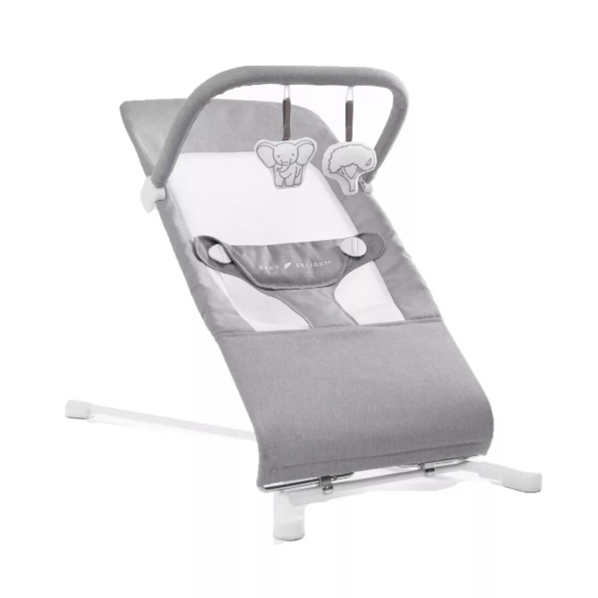 Baby Delight Highland Portable Baby Bouncer - Pebble Gray | Target