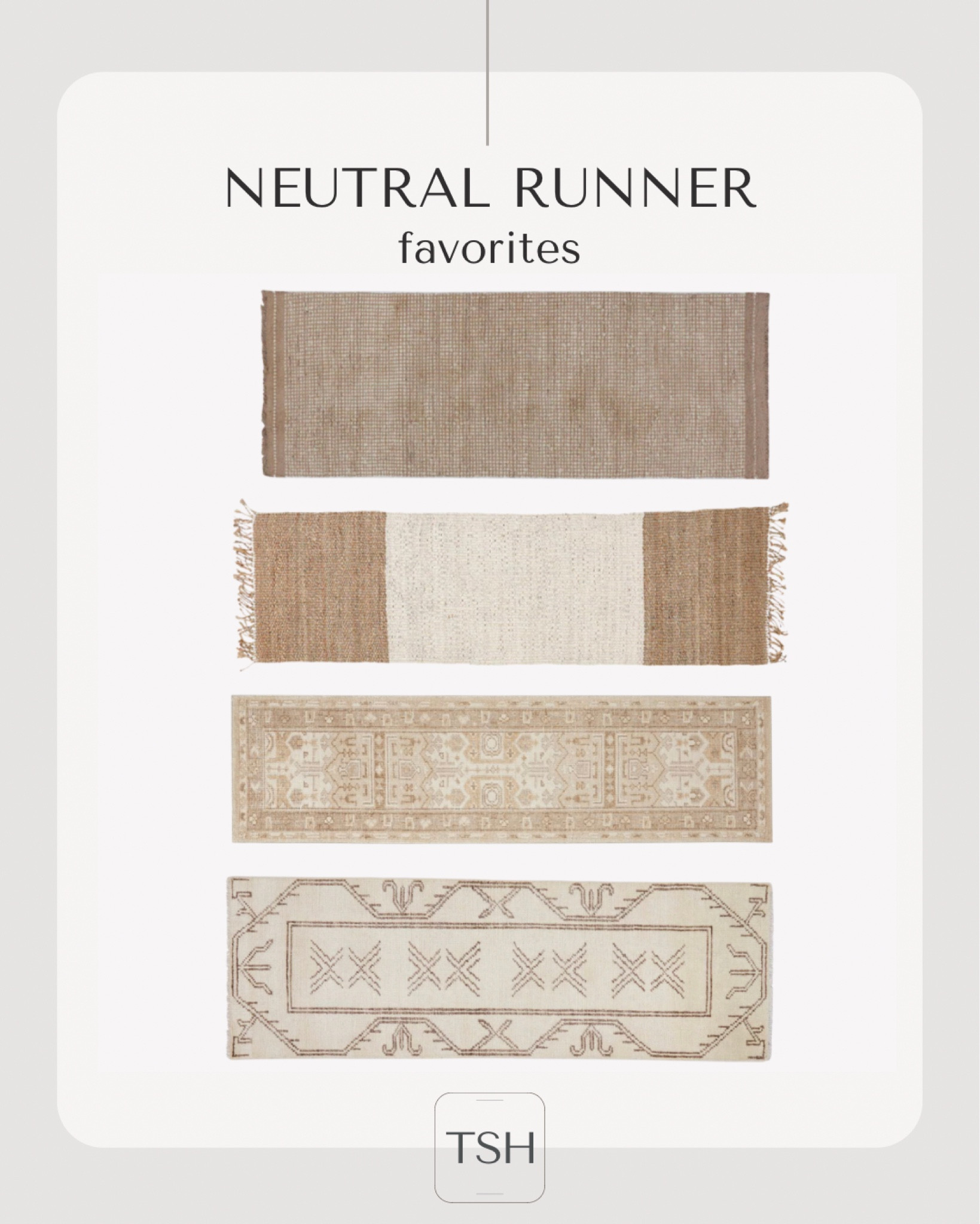 My favorite neutral runners for a kitchen, hallway, laundry room, entryway or mudroom  

#LTKsalealert #LTKstyletip #LTKhome