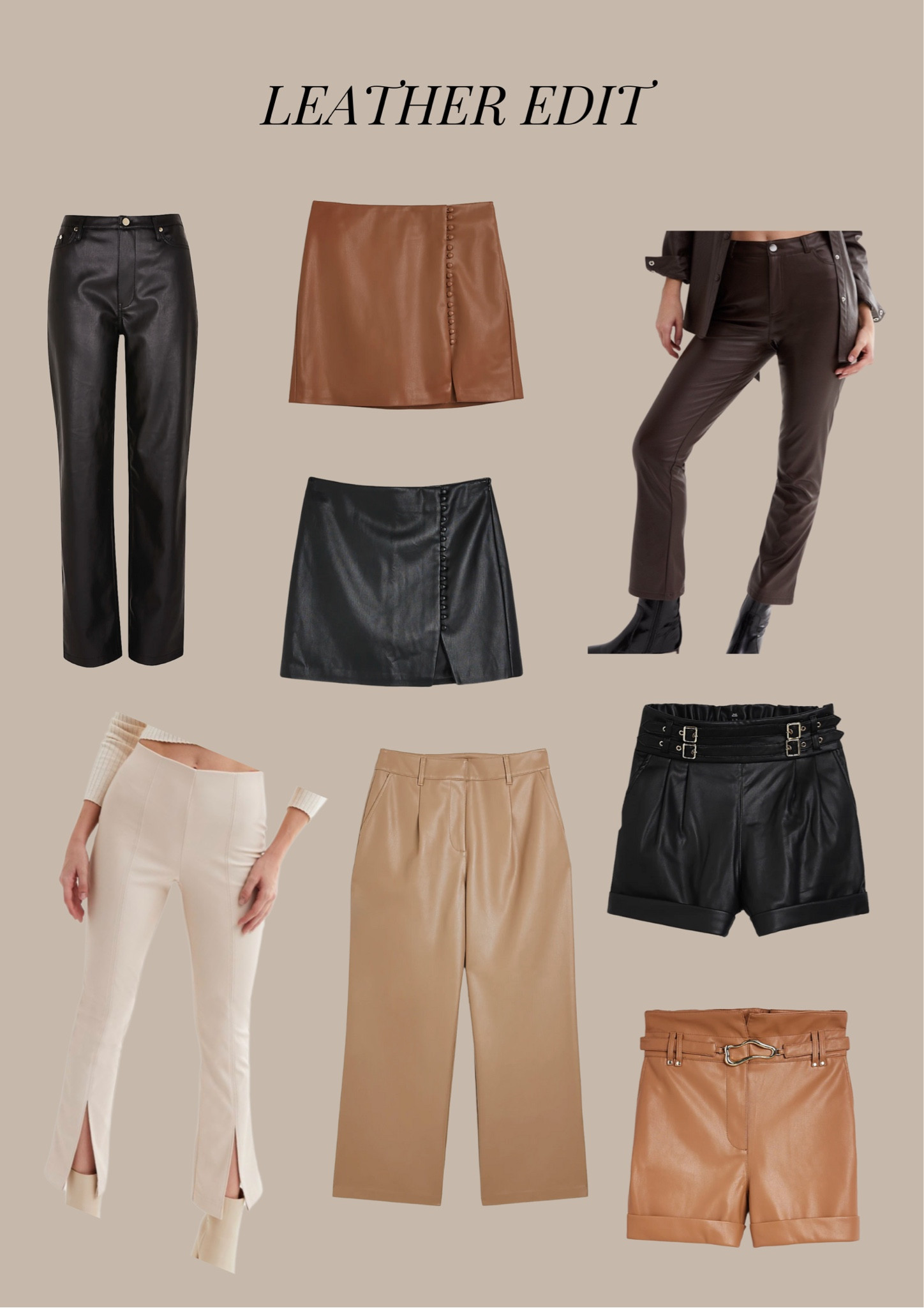 Leather Edit - essentials you need this autumn *affordable*

#LTKSeasonal #LTKstyletip #LTKunder50