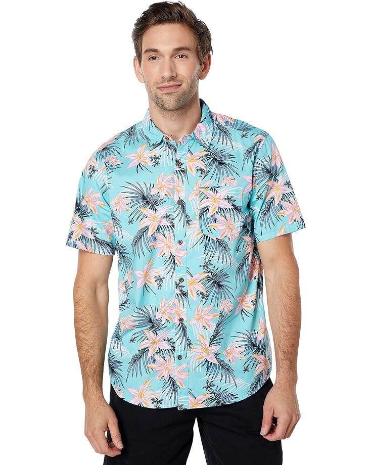 Hurley Organic Wedge Short Sleeve Woven | Zappos