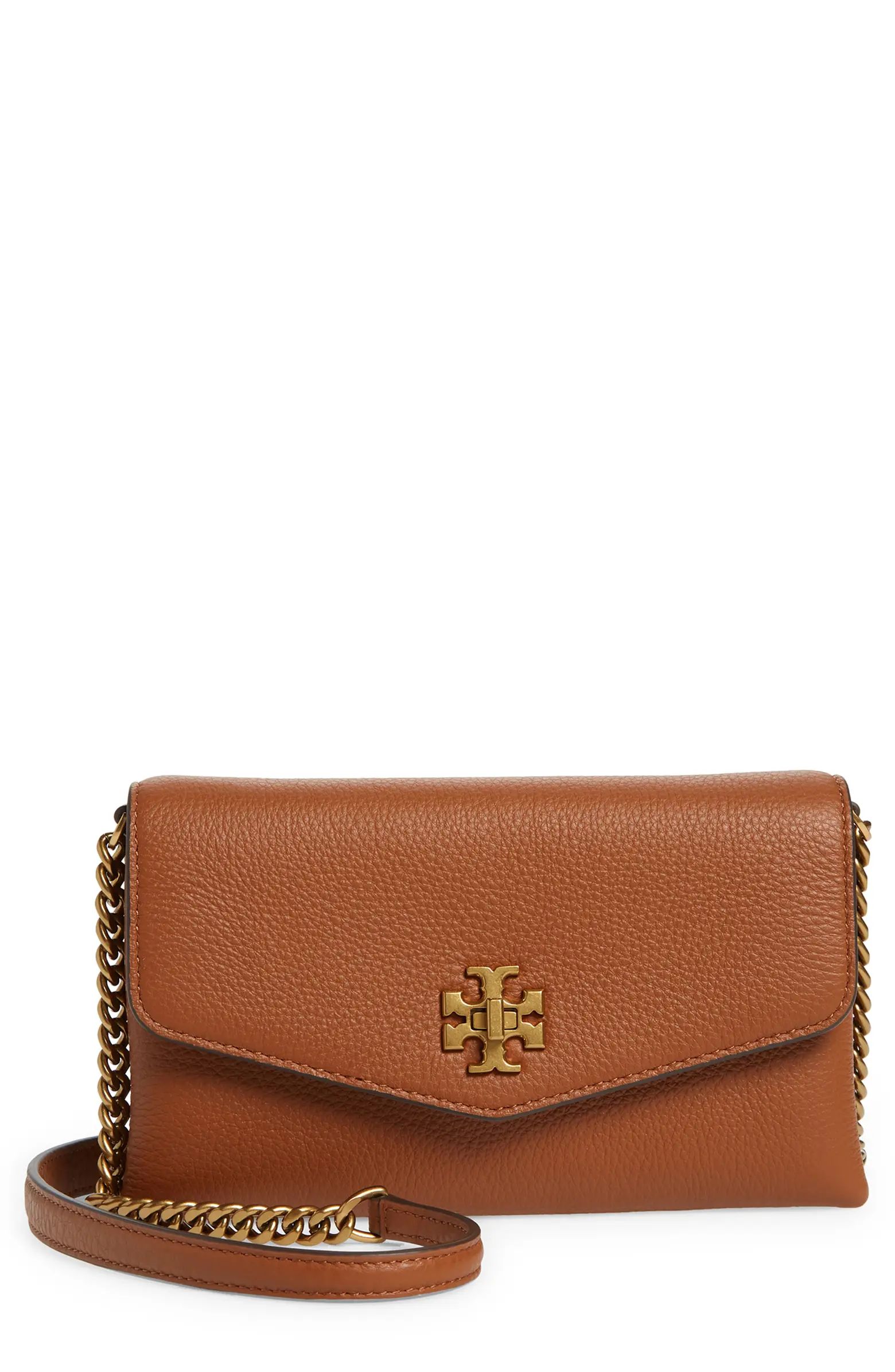 Kira Pebble Leather Wallet on a Chain | Nordstrom